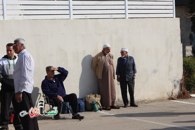  كفرقاسم : 3 حافلات من معتمري عطلة الربيع الفوج الثاني   يغادرون البلدة باتجاه الديار الحجازية والمئات في وداعهم 